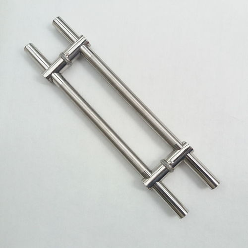 可調(diào)不銹鋼拉手玻璃門拉手扁管大門拉手門把手大拉手